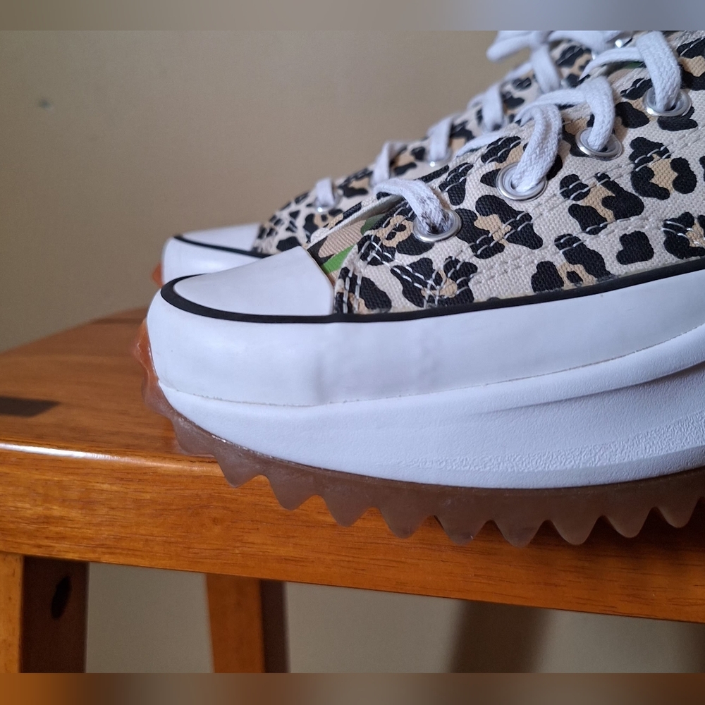 "SOLD SOLD"  CONVERSE Run Star Hike Low 'Leopard' - Picture 8 of 10
